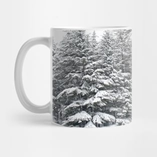 Beautiful Lebanon City Bsharri Al Arz Cedar Trees Forest Snow Mountains Lebanese Pride Mug